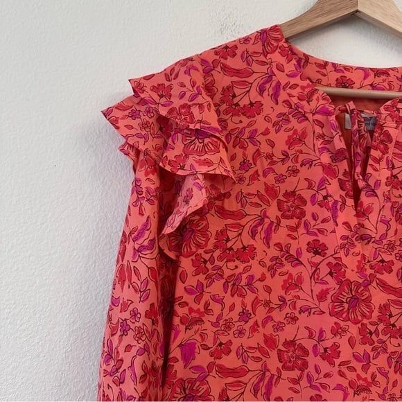 Vineyard Vines Womens Pink Helenium Floral Mini Shift Dress Size M - Picture 4 of 8